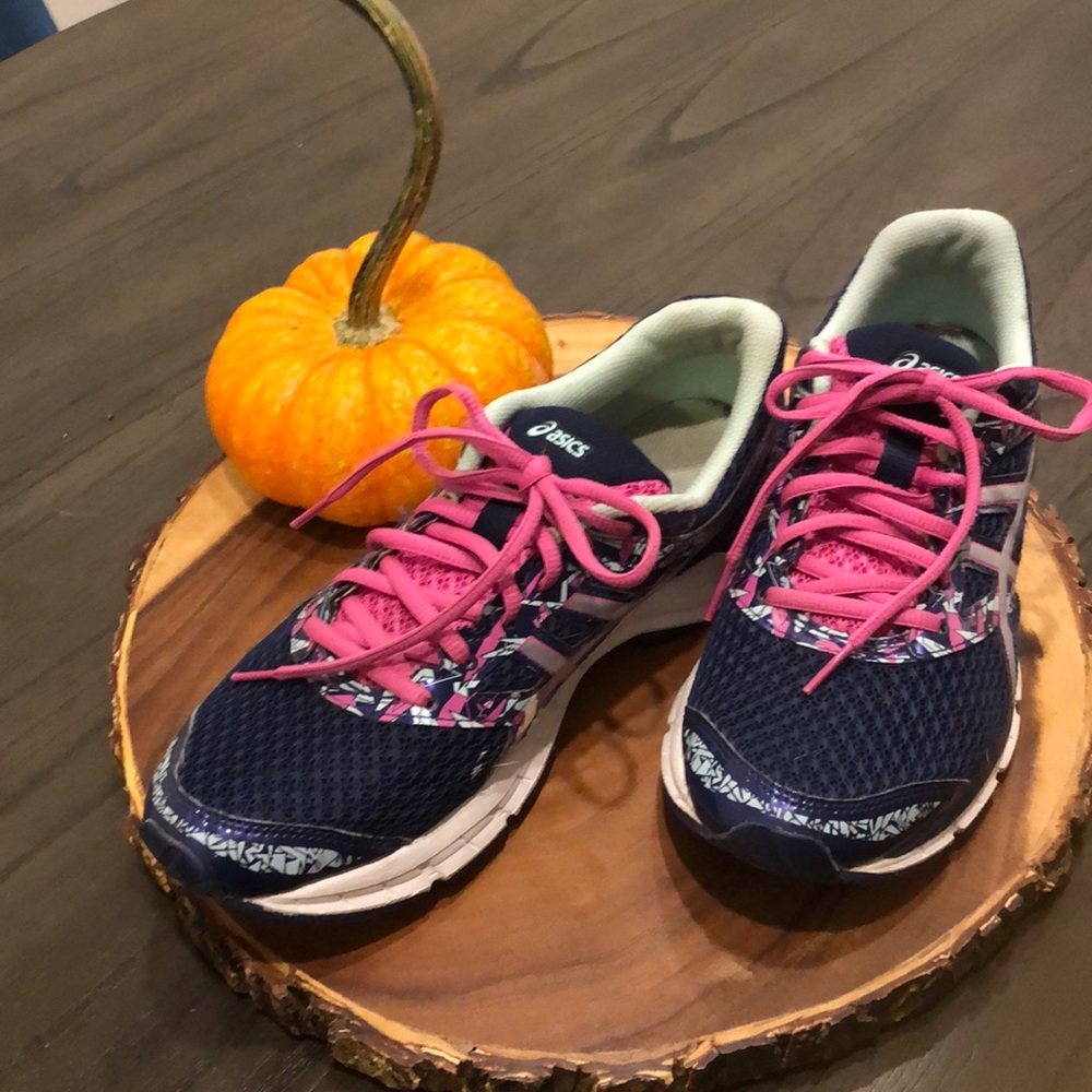 ASICS Navy Running Sneakers